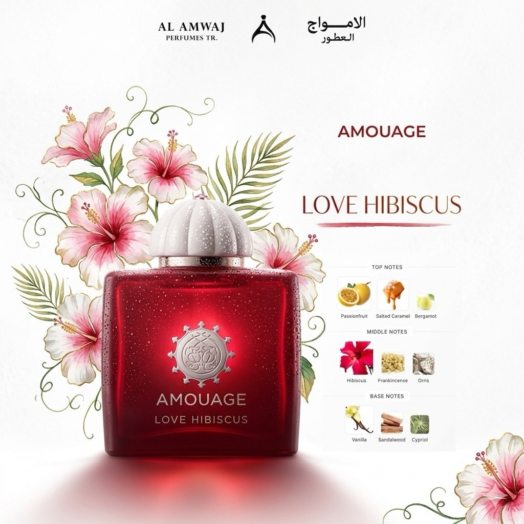 عطر ادو پرفیوم زنانه آمواج آمواژ هیبیسکاس(هیبیسکوس) 100 میل